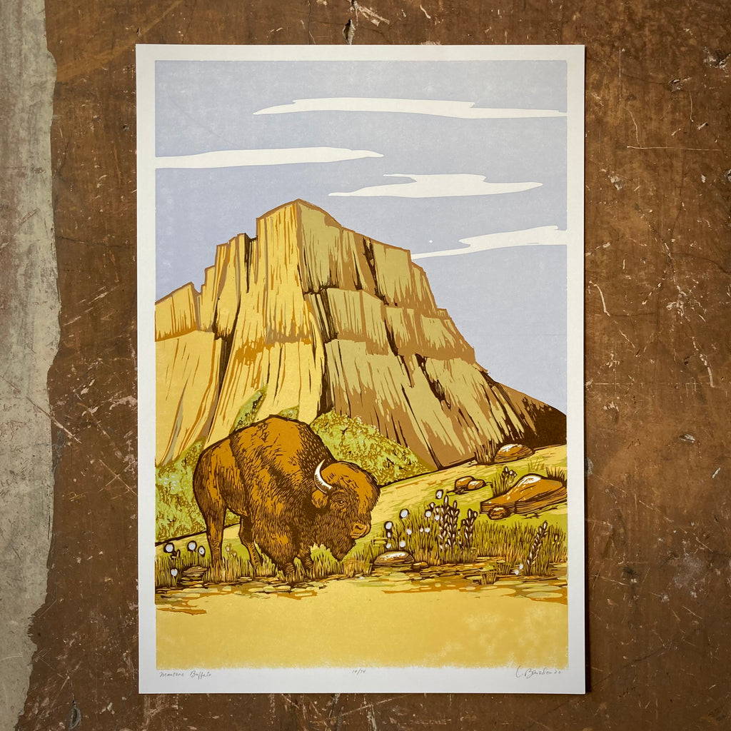 Montana Buffalo - Print