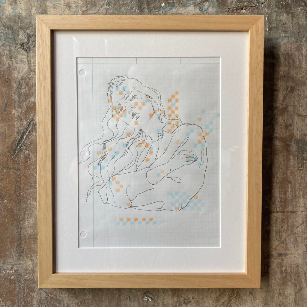 Original Framed Drawing by PHLOX