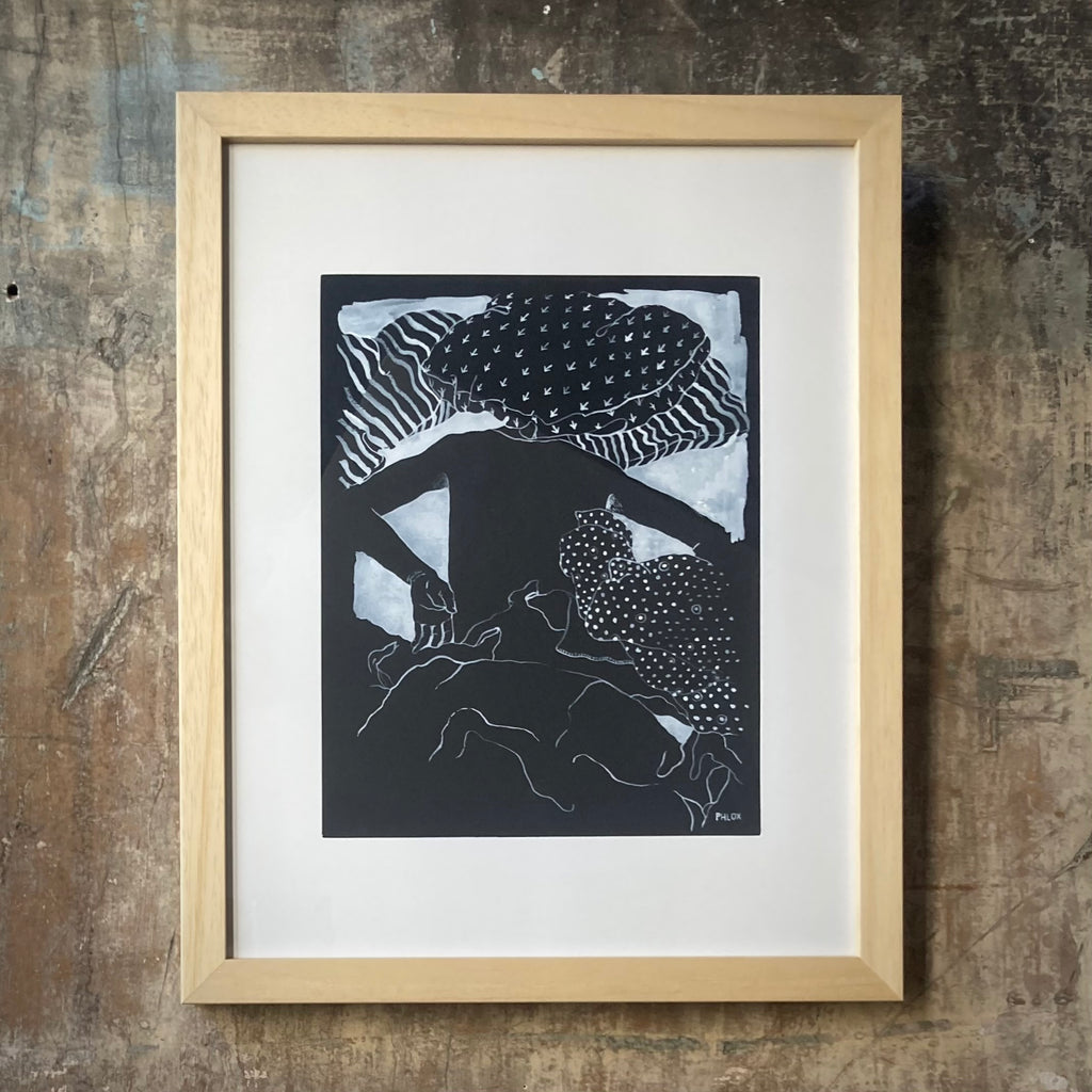 Original Framed Painting by PHLOX