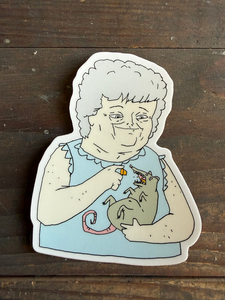 Opossum Snack - Sticker