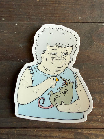 Opossum Snack - Sticker