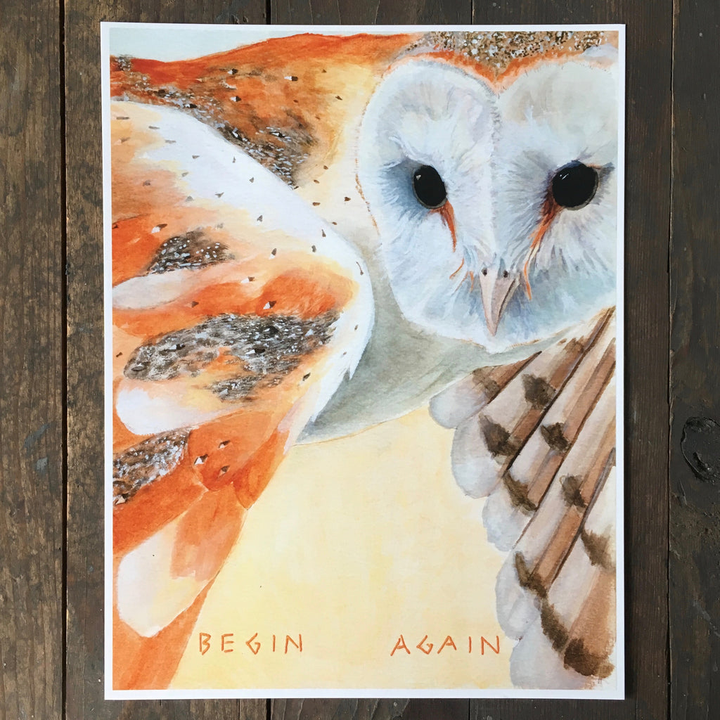Begin Again - Print