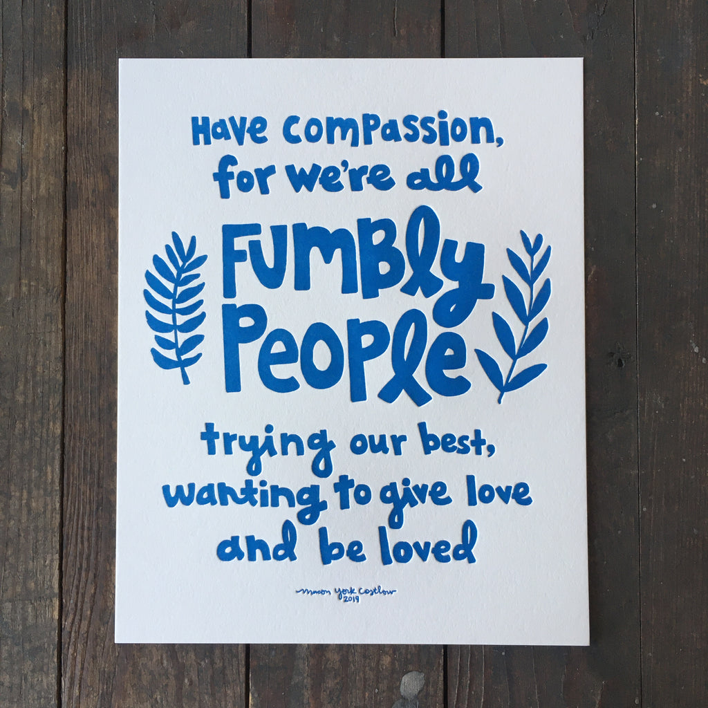 Fumbly People - Print