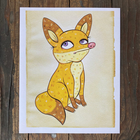 Blonde Fox - Print