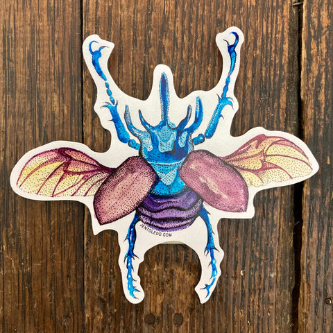 Rinoceros Beetle - Sticker