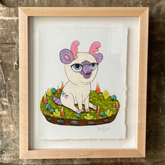 Julie Armbruster - Siamese Deer Series - Original Paintings