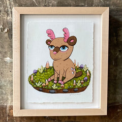 Julie Armbruster - Siamese Deer Series - Original Paintings