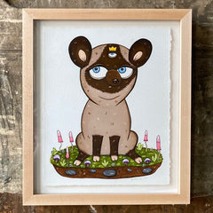 Julie Armbruster - Siamese Deer Series - Original Paintings