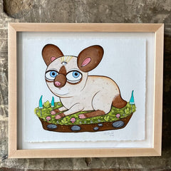Julie Armbruster - Siamese Deer Series - Original Paintings