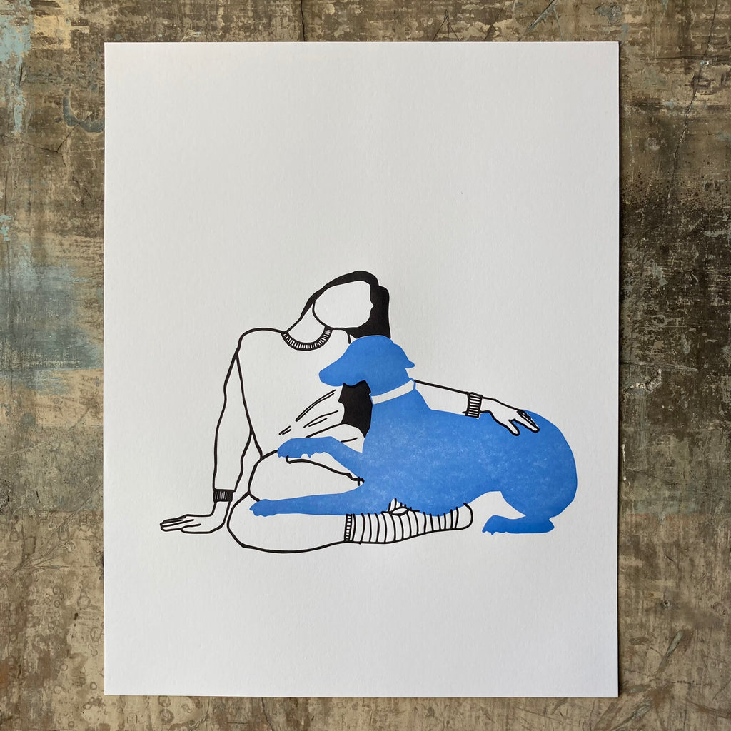Blue Dog - Print