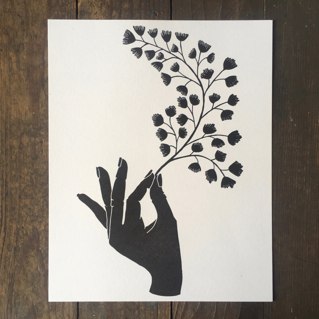 Maidenhair Fern Hand - Print