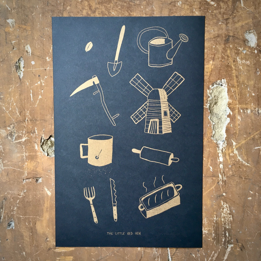 The Little Red Hen - Print