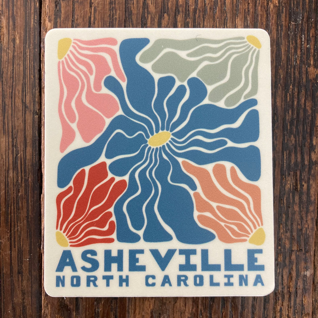 Asheville Floral - Sticker