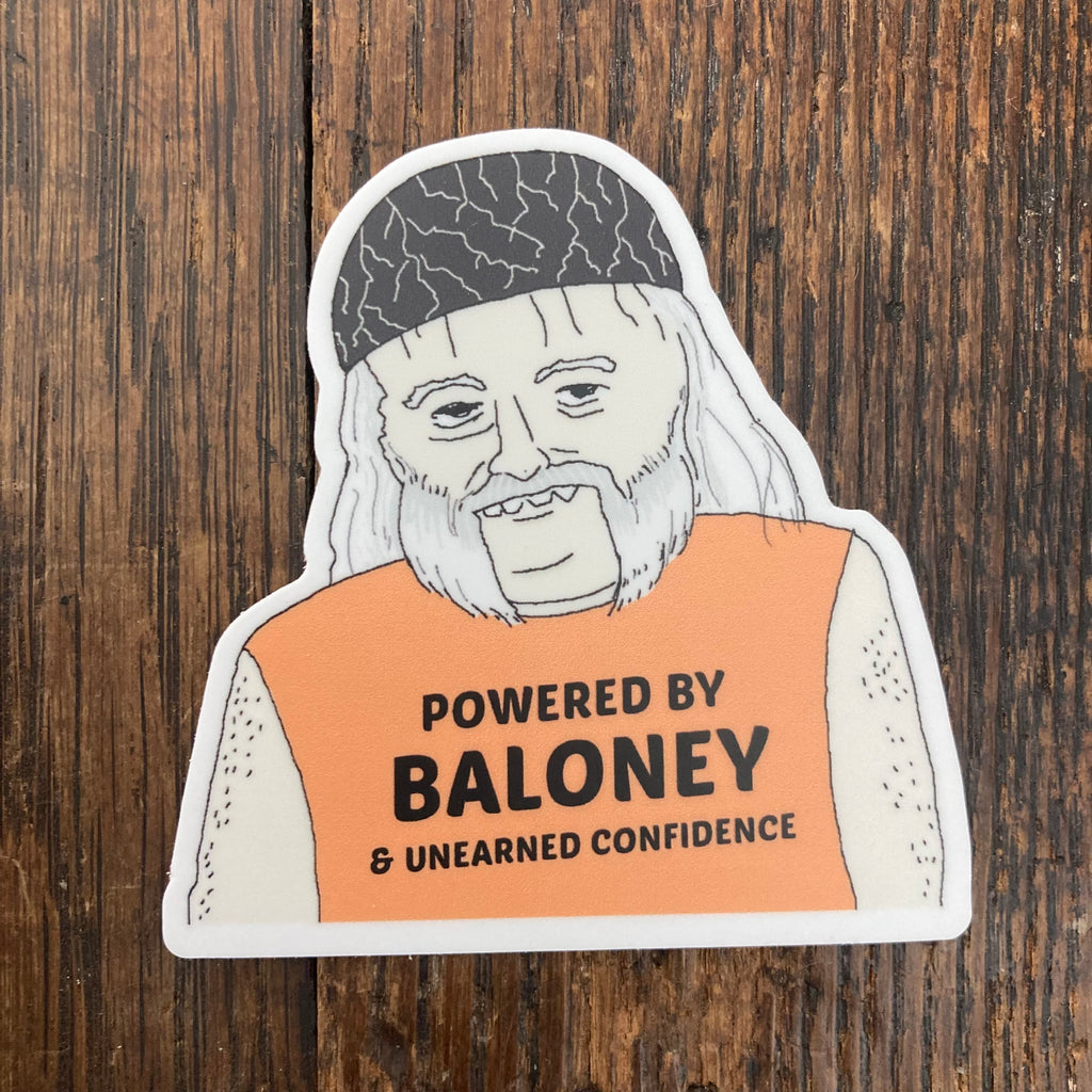 Powered by Baloney - Sticker