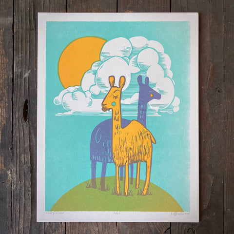 Wendy Llama - Print