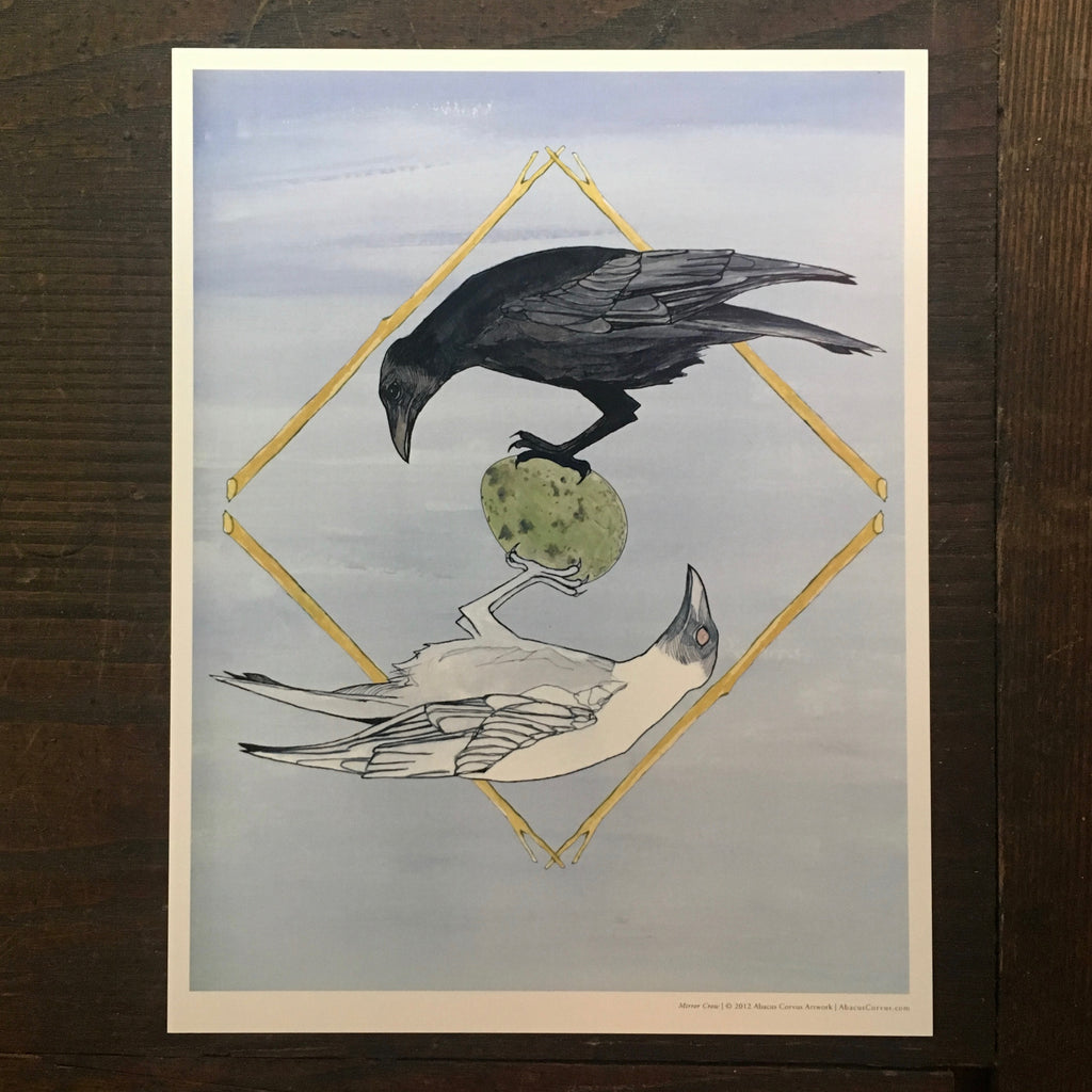 Mirror Crow - Print