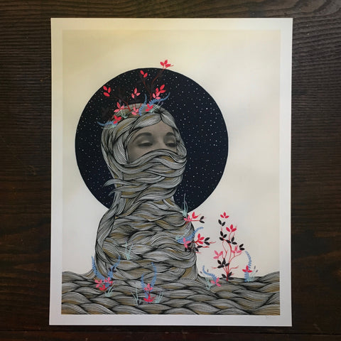 Prayer For A Warm Spring Night - Print