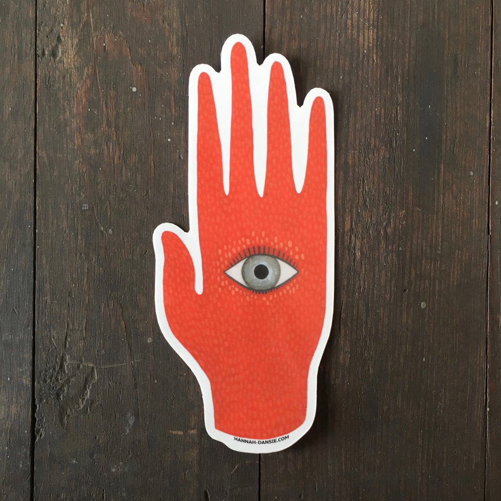 Watchful Hand - Sticker